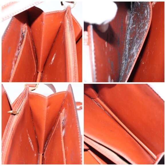 LOUIS VUITTON Epi Capuchin Shoulder Bag Brown M52343 LV Auth 132874 - Picture 16 of 16